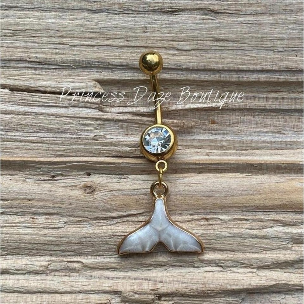 Gold Mermaid‎ Belly Button Ring
